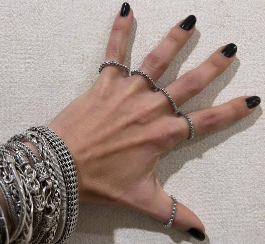 ANELLO TUBOLARE VENEZIANA ACCIAIO