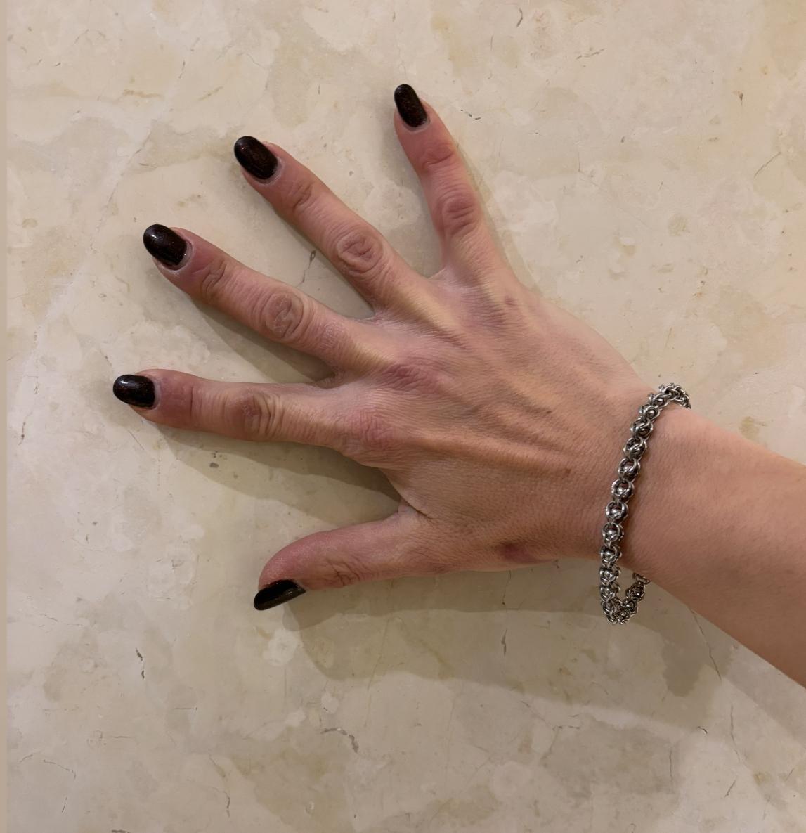 BRACCIALE SFERE IN GABBIA - ACCIAIO