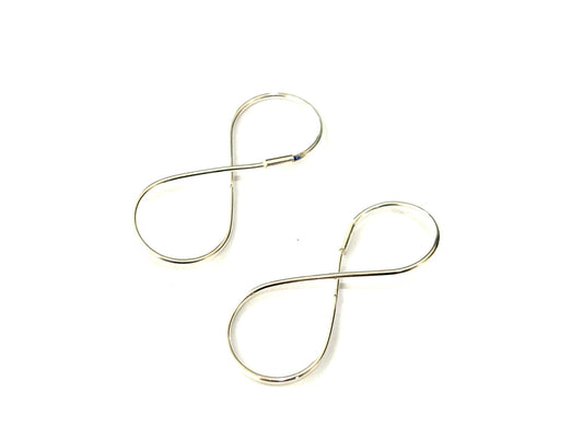 ORECCHINI SIMBOLO INFINITO - ARGENTO 925