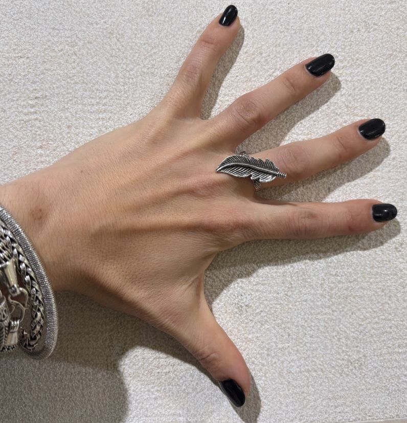 ANELLO PIUMA ARGENTO 925