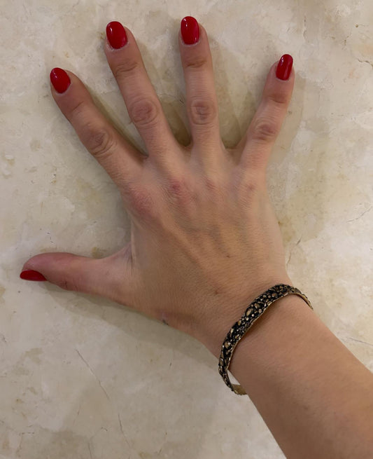 BRACCIALE TINA KOTSONI ART JEWELLERY - BRONZO BRUNITO