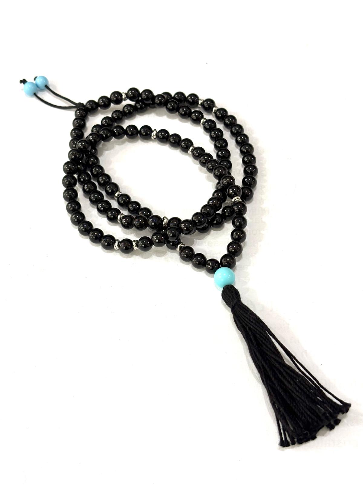 COLLANA MALA NAPPINA - ONICE TONDO 6MM