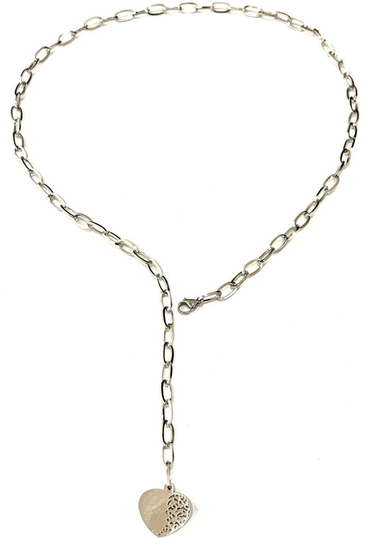 COLLANA FREE HEART ACCIAIO - CUORE ACCIAIO