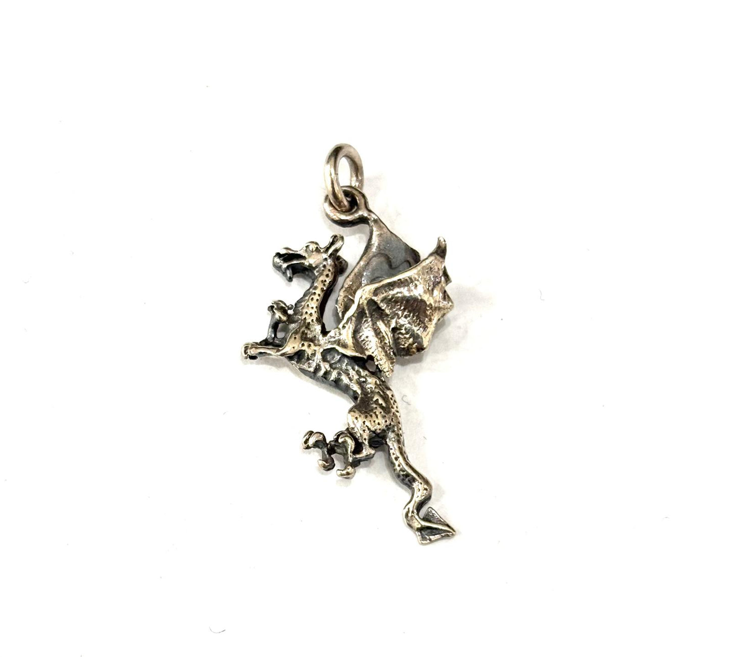 CIONDOLO DRAGO ALATO ARGENTO 925