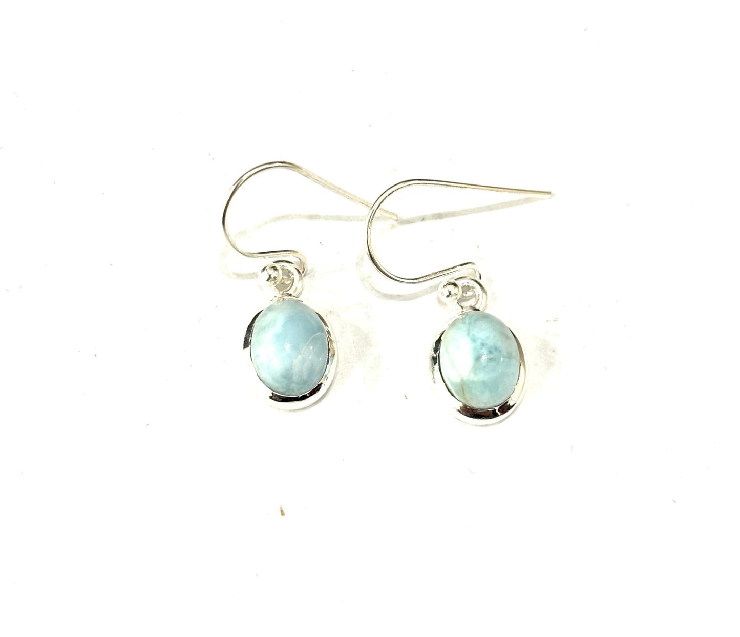 ORECCHINI LARIMAR OVALE - ARGENTO 925