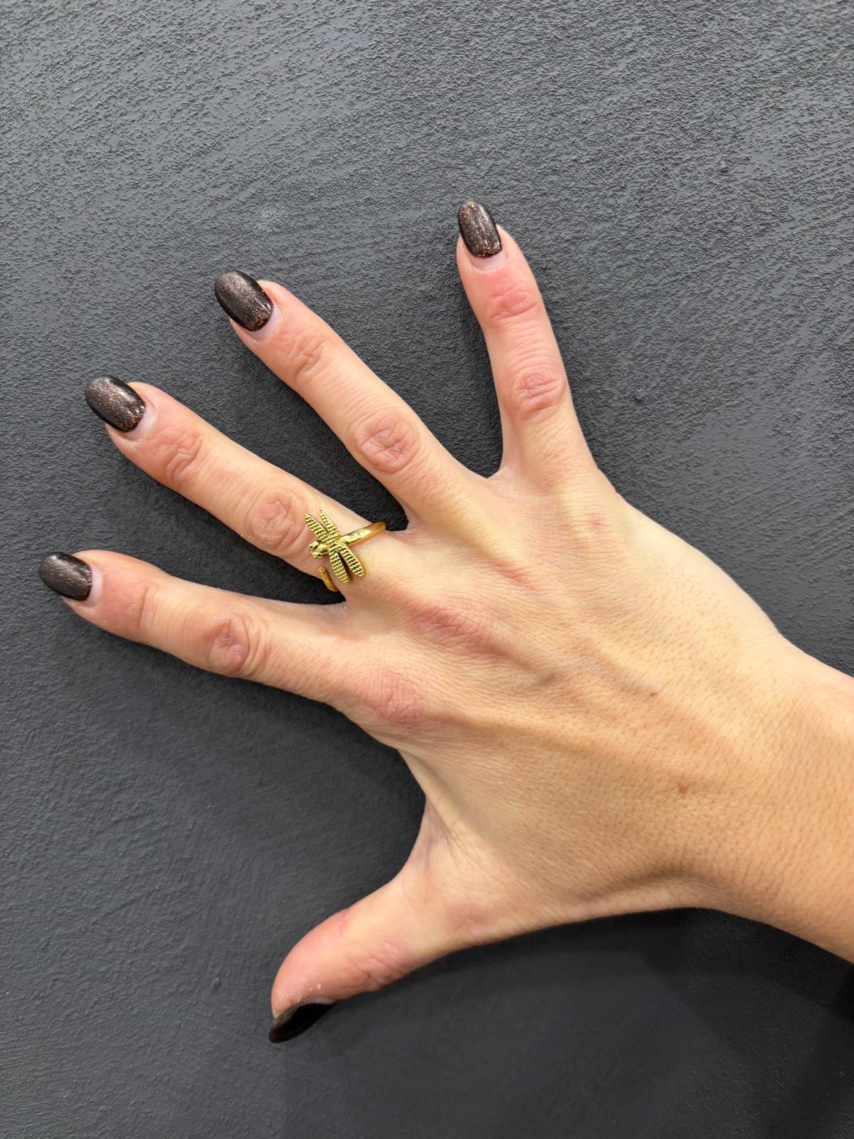 ANELLO OTTONE - LIBELLULA