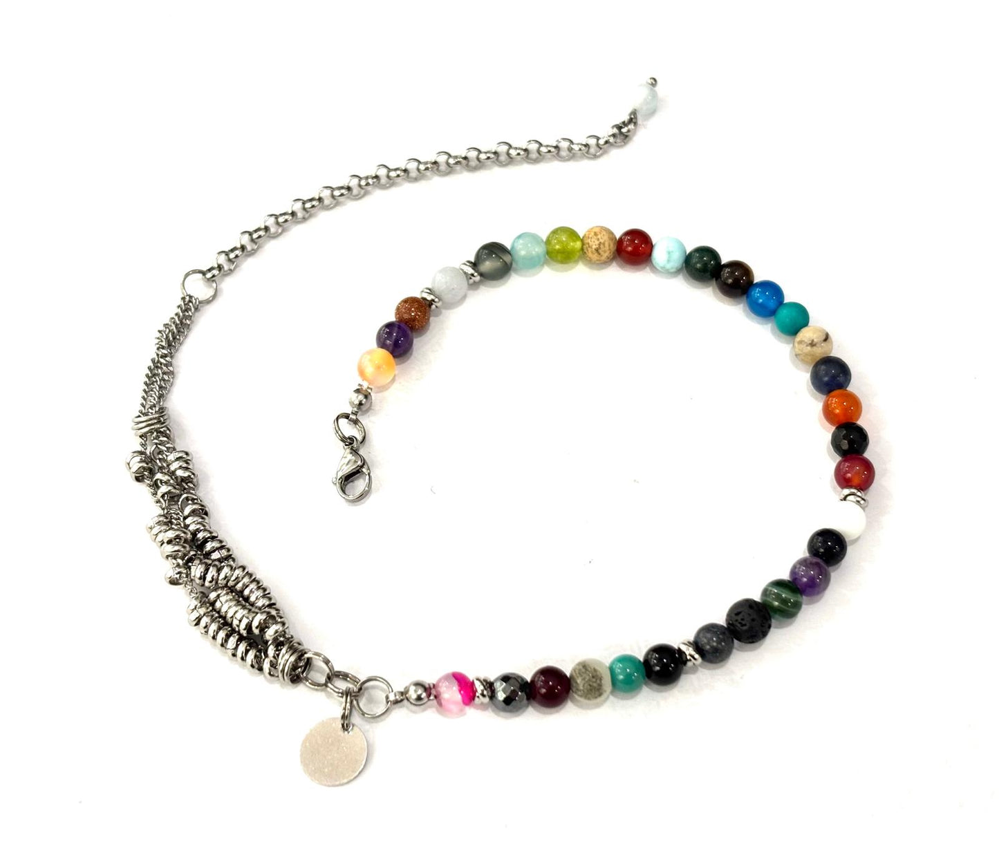 BRACCIALE DOPPIO GIRO SUTŌNCHĒN - IN the WORLD 6mm - ACCIAIO