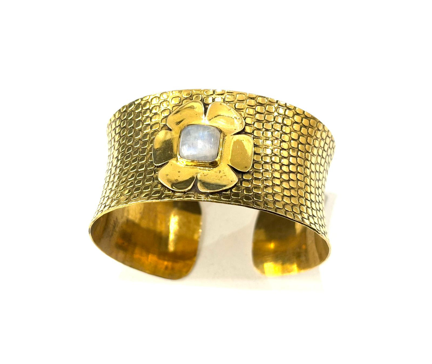 BRACCIALE RIGIDO OTTONE LAVORATO