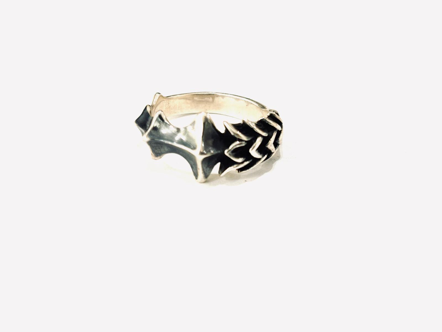 ANELLO DESIGN GEOMETRICO ARGENTO 925