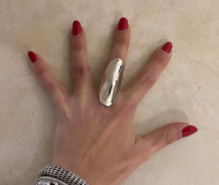 ANELLO CONTEMPORANEO ARGENTO 925