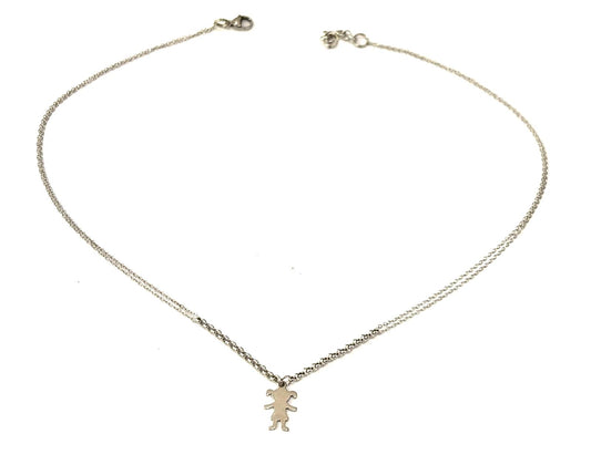 COLLANA BIMBO e/o BIMBA - ACCIAIO