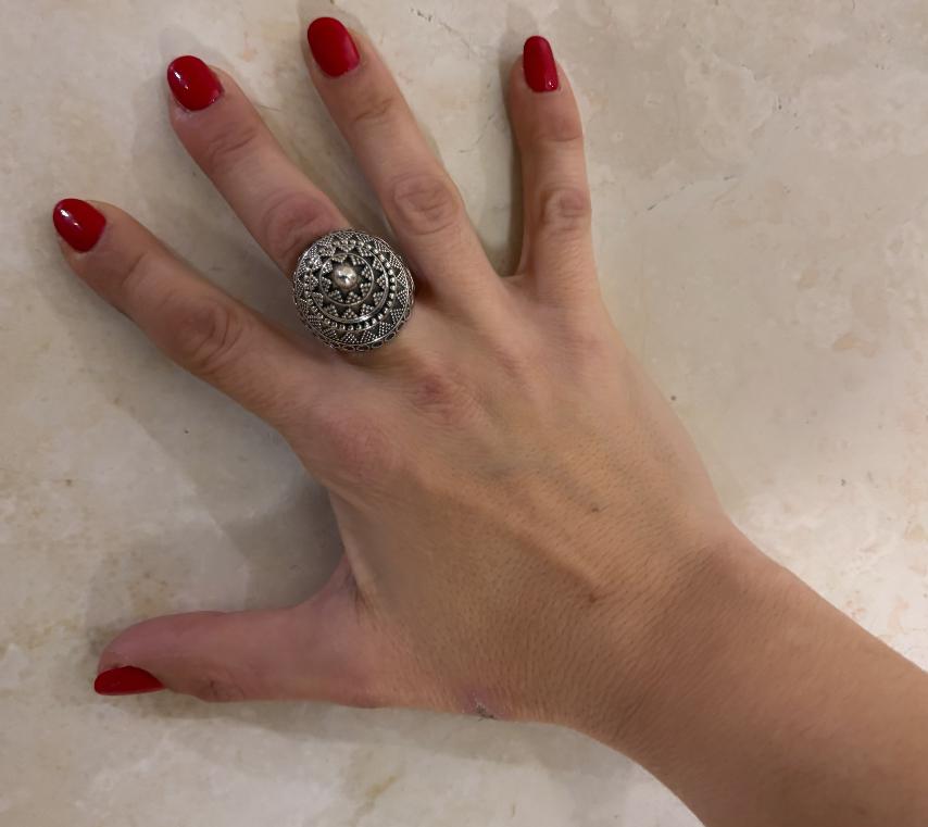 ANELLO DECORATO ARGENTO 925