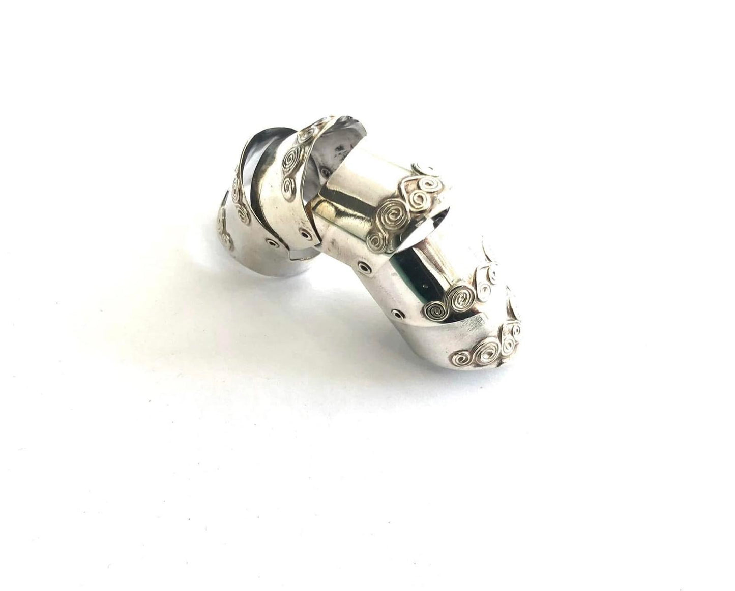 ANELLO ARMATURA A 5 SEZIONI ARGENTO 925