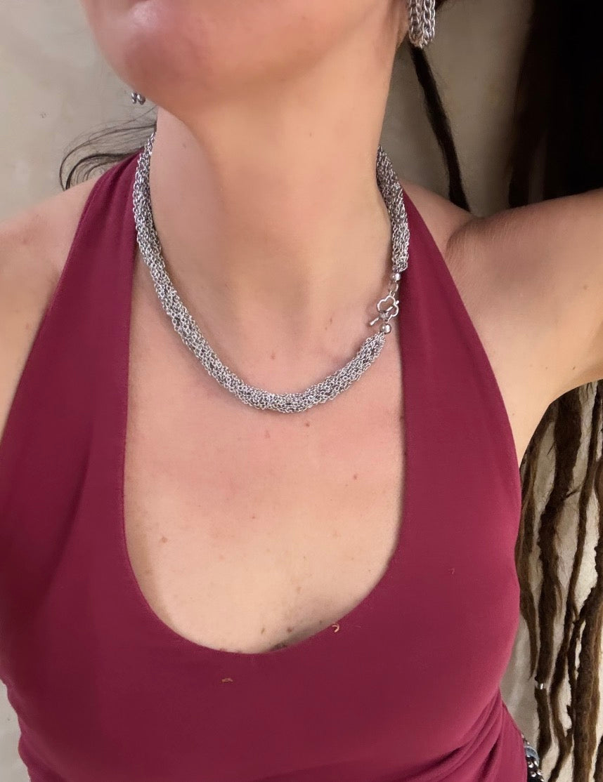 COLLANA NODUS MAGNA ACCIAIO