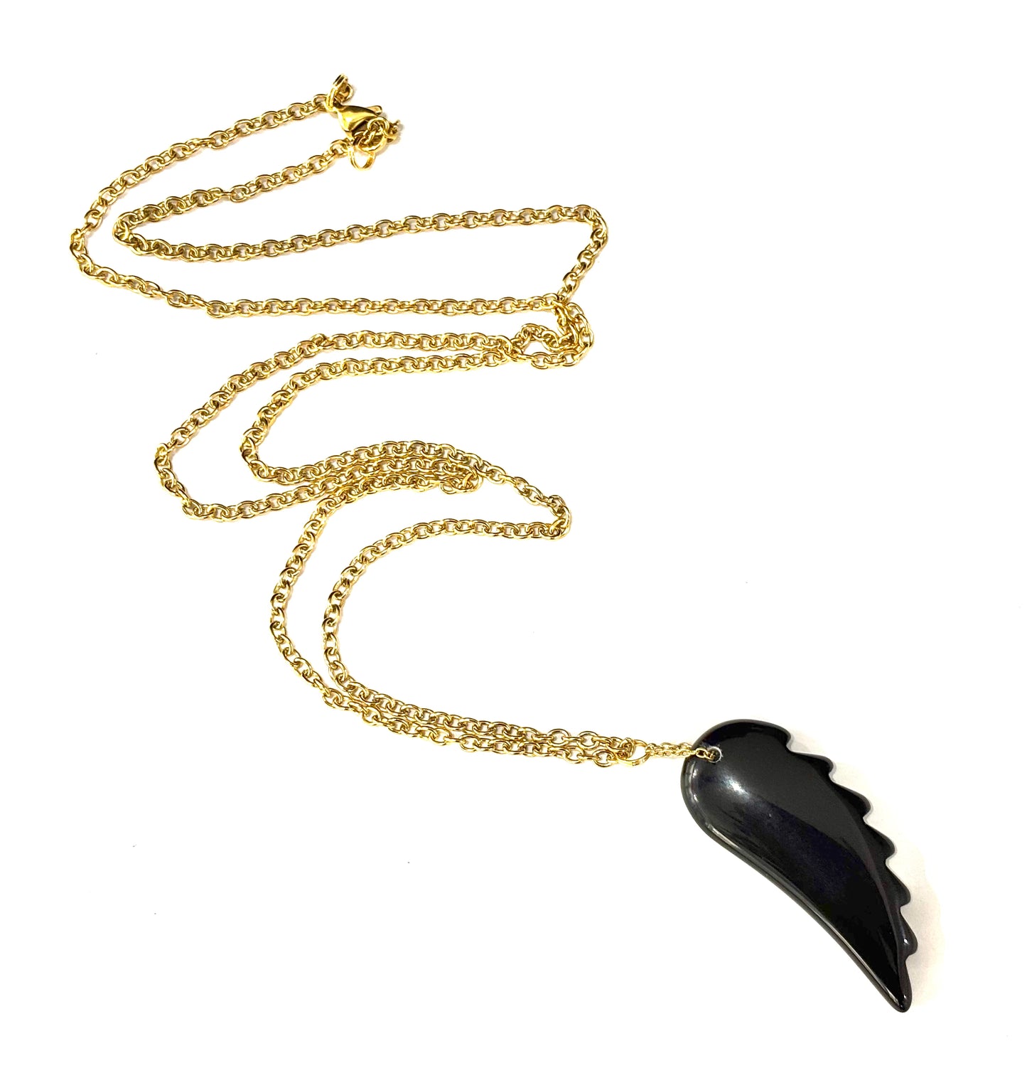 ALI - COLLANA IN OSSIDIANA NERA