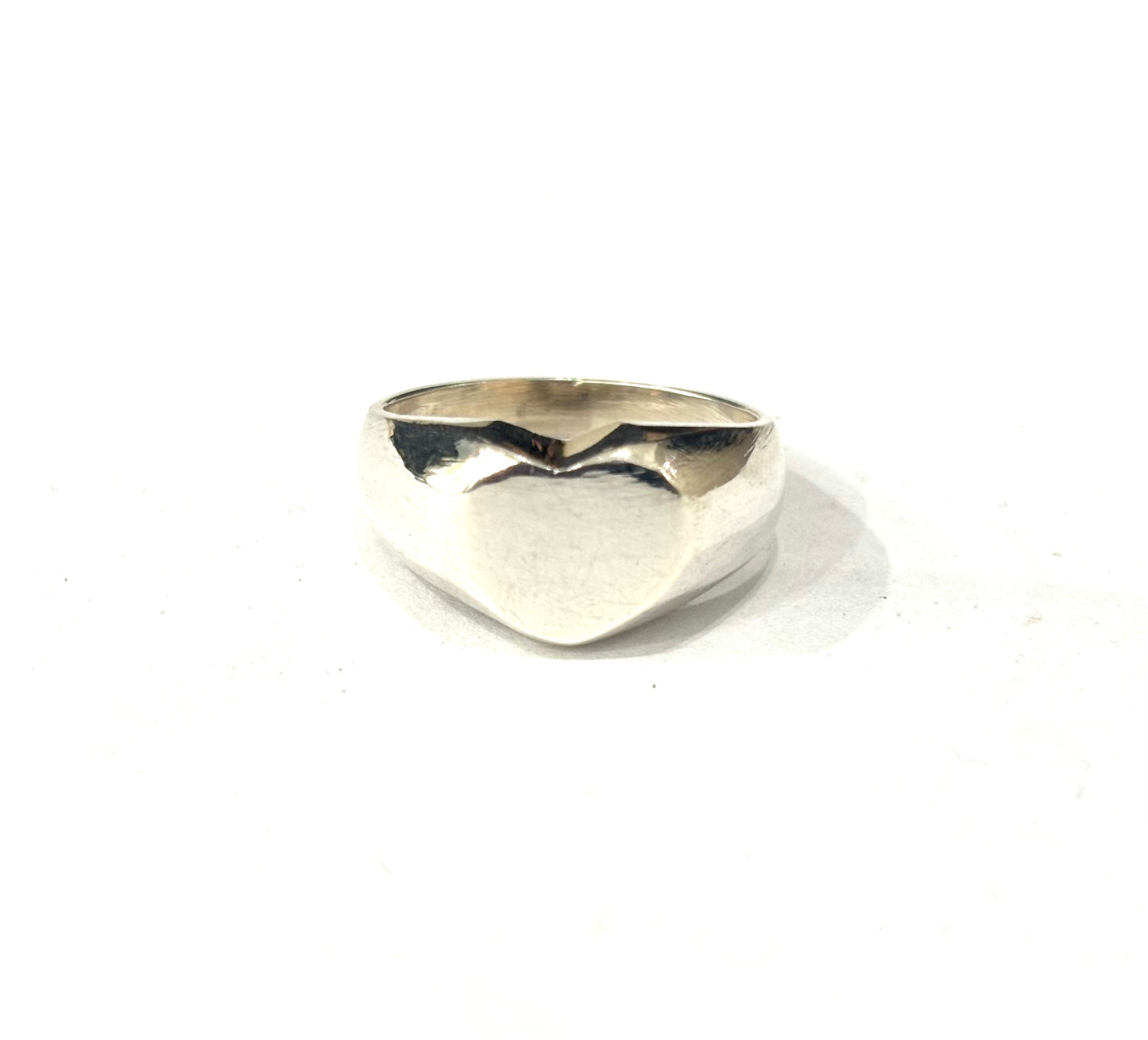ANELLO CUORE LISCIO - ARGENTO 925