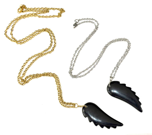 ALI - COLLANA IN OSSIDIANA NERA