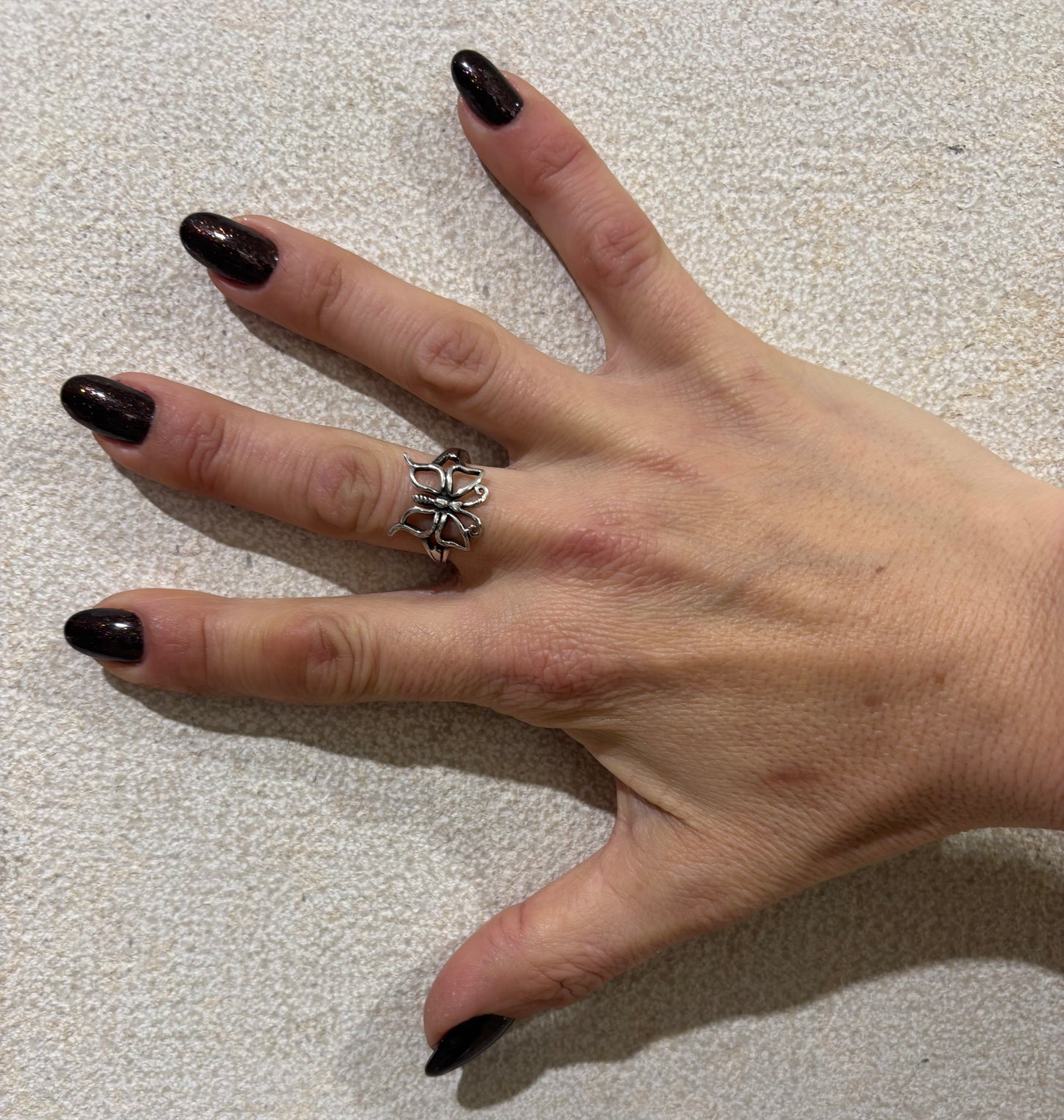ANELLO FARFALLA TRAFORATA - ARGENTO 925