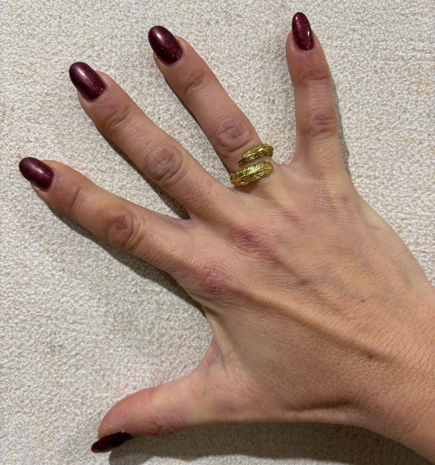 ANELLO OTTONE - PIUMA