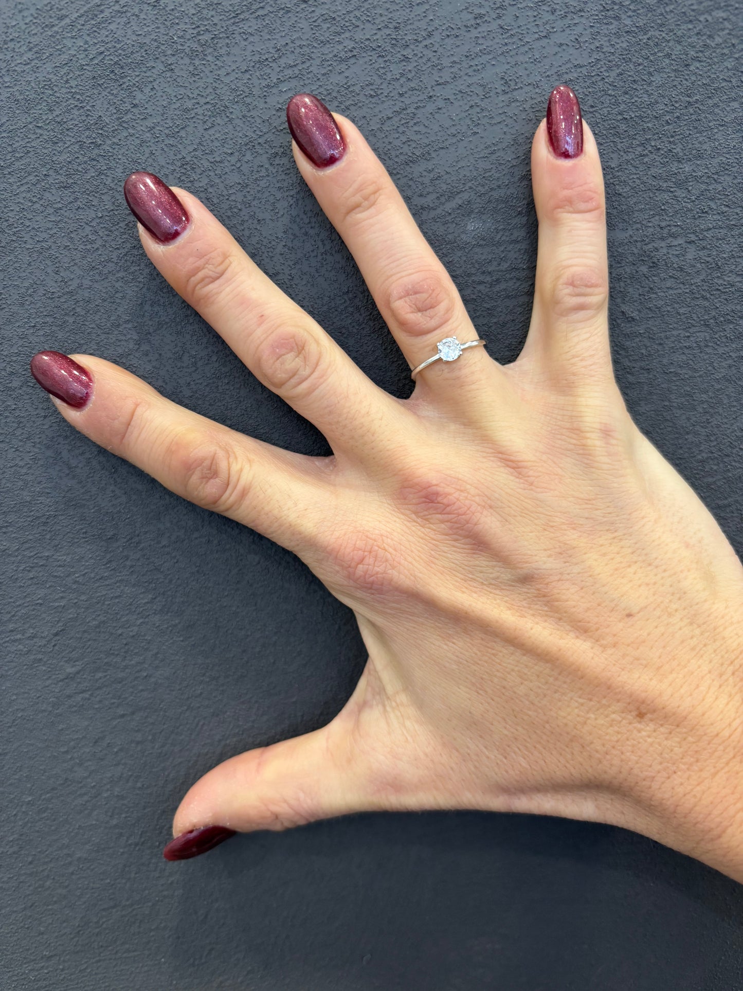 ANELLO SOLITARIO SCINTILLANTE - ARGENTO 925 - ZIRCONE