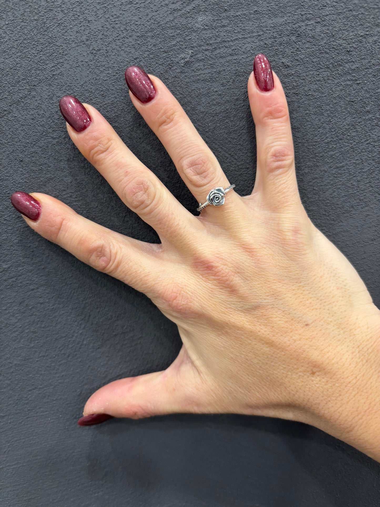 ANELLO ROSA - ARGENTO 925 - ZIRCONI