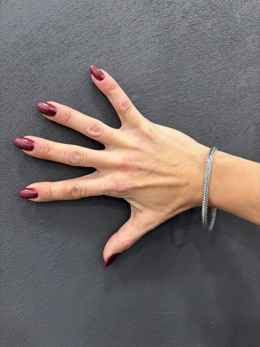 BRACCIALE SNAKE PIATTO - ARGENTO 925