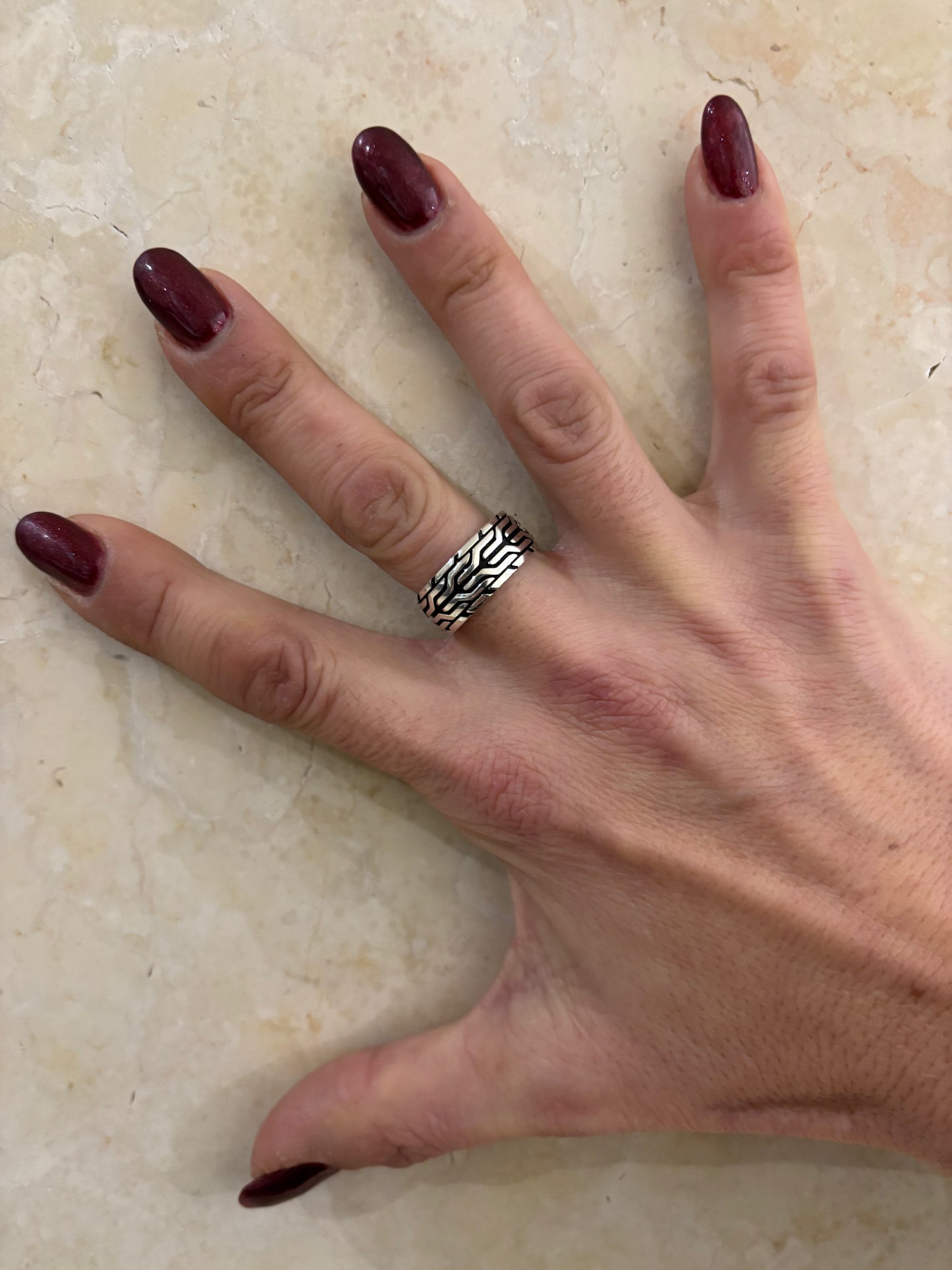 ANELLO FASCIA COPERTONE - ARGENTO 925