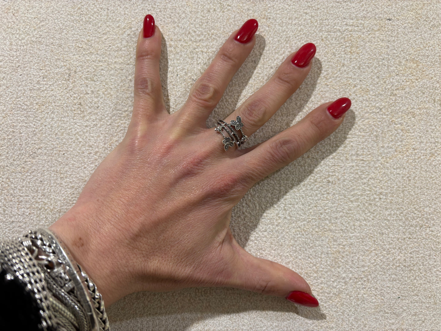 ANELLO DOPPIA FARFALLA -