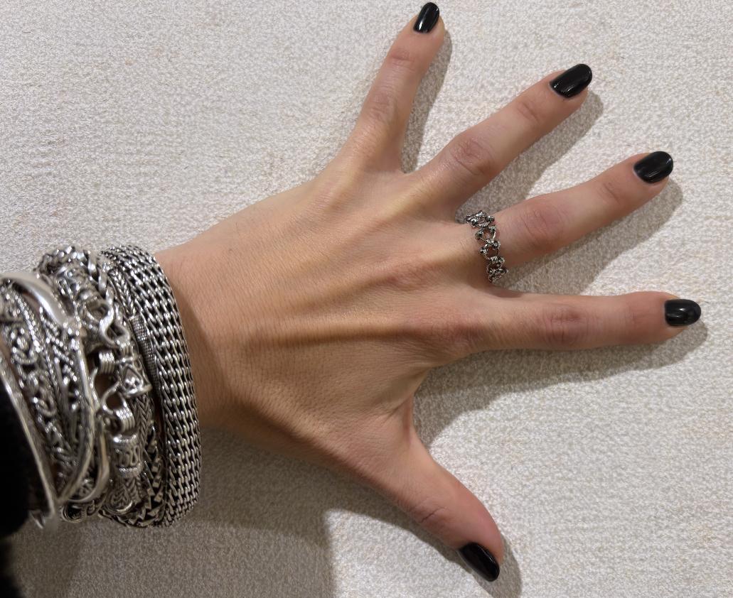 ANELLO RETE ACCIAIO