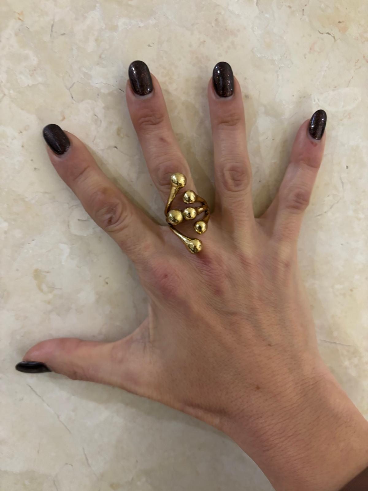 ANELLO OTTONE - DESIGN SCULTOREO