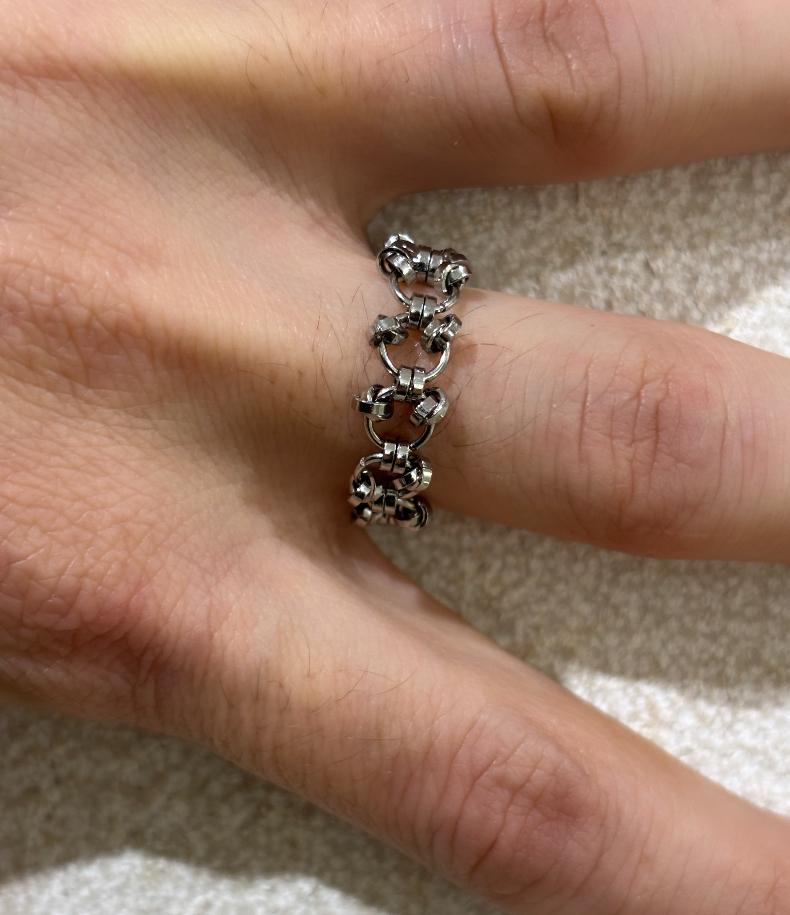 ANELLO RETE ACCIAIO