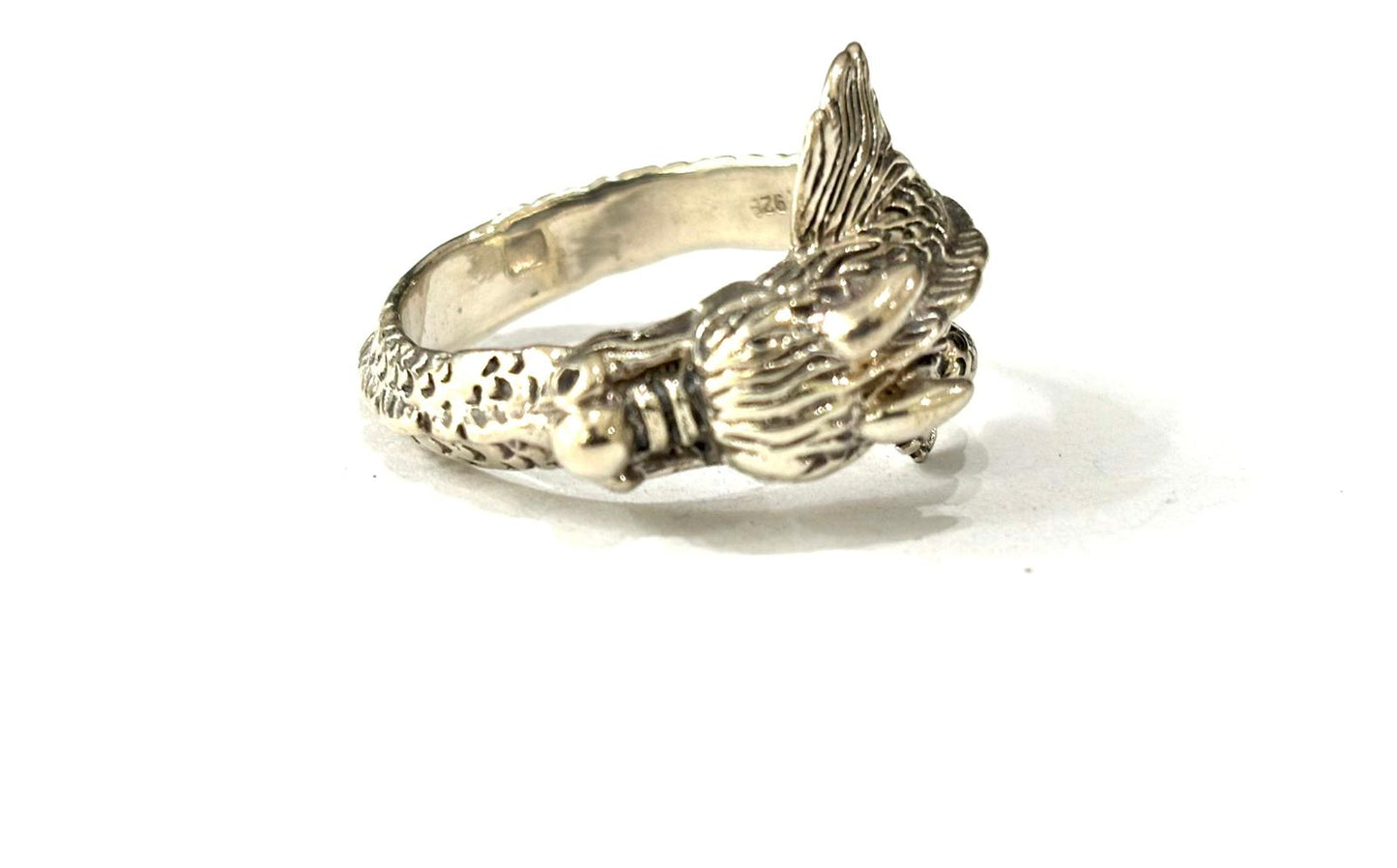 ANELLO OUROBOROS ARGENTO 925