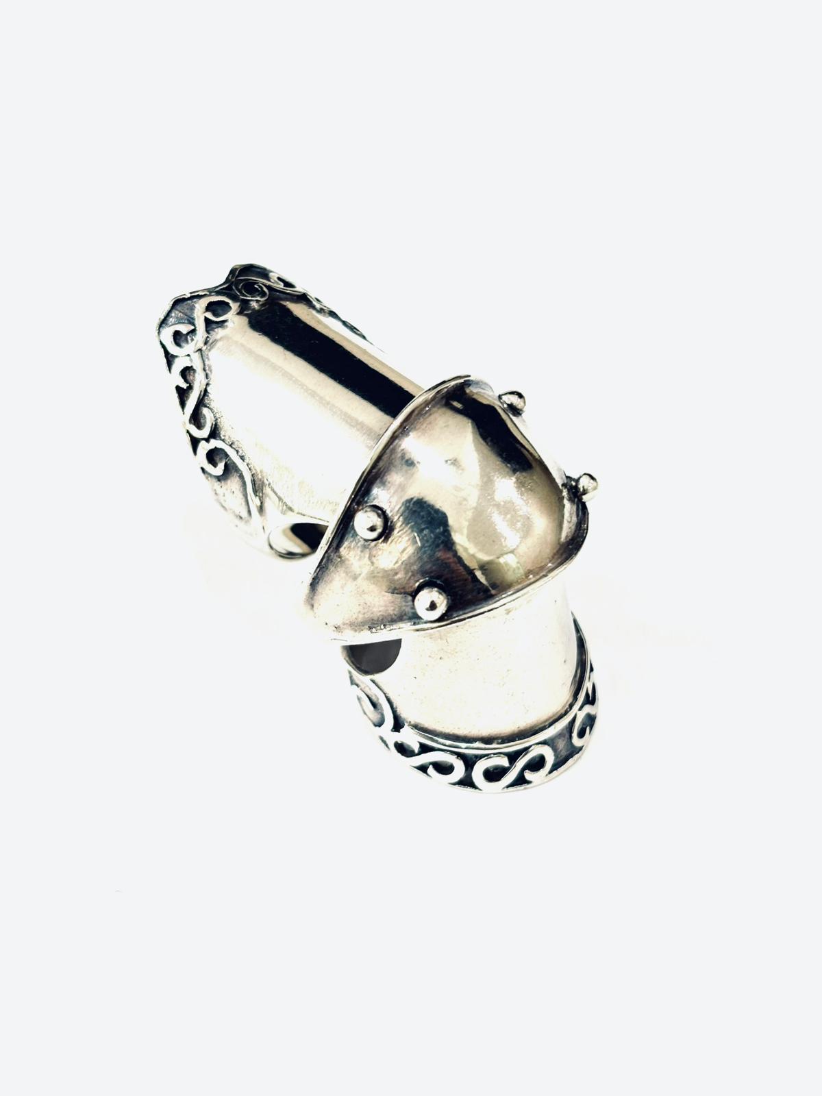 ANELLO ARMATURA 3 SEGMENTI ARGENTO 925