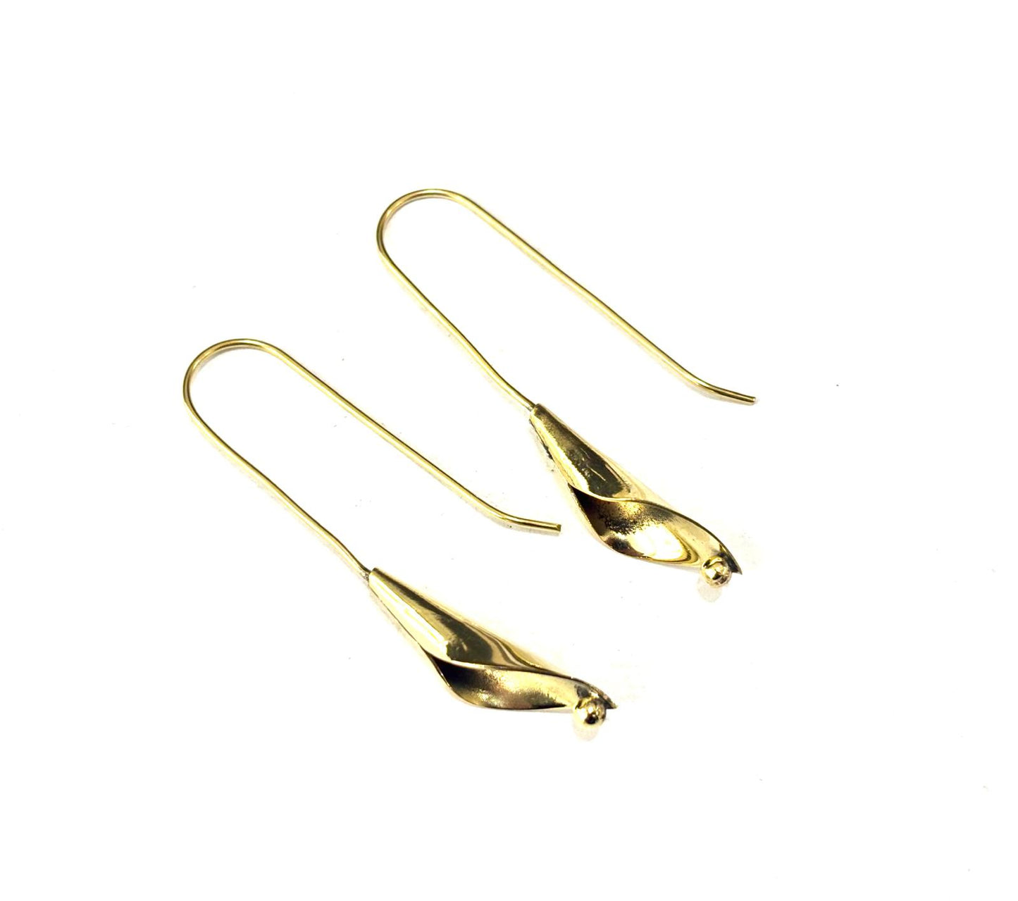 ORECCHINI CALLA OTTONE
