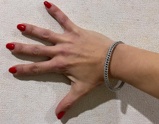 BRACCIALE SNAKE SEMIRIGIDO ARGENTO 925