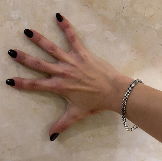 BRACCIALE SNAKE PIATTO ARGENTO 925