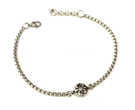 BRACCIALE CENTRALE GOTICO - ACCIAIO