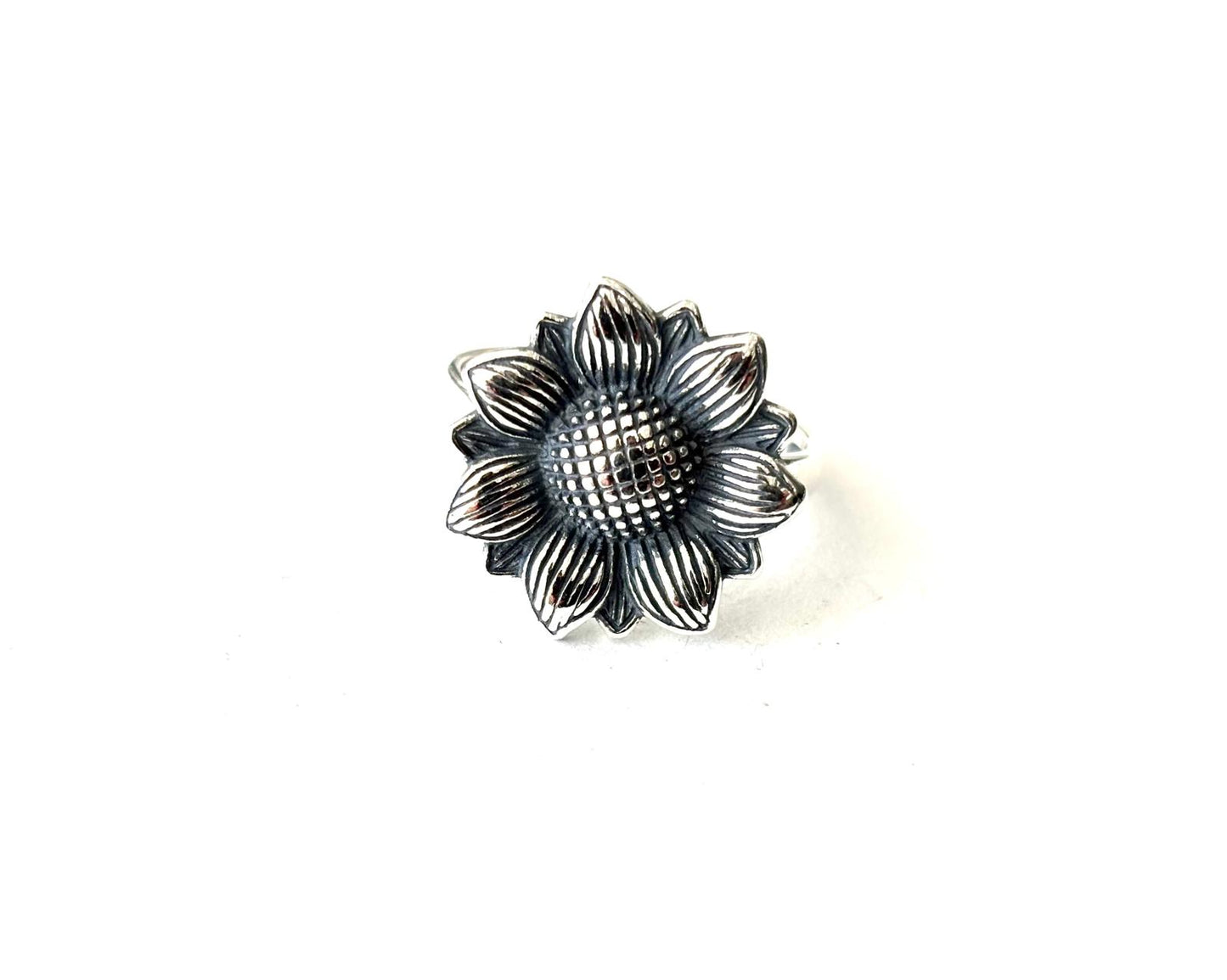 ANELLO GIRASOLE - ARGENTO 925 BRUNITO