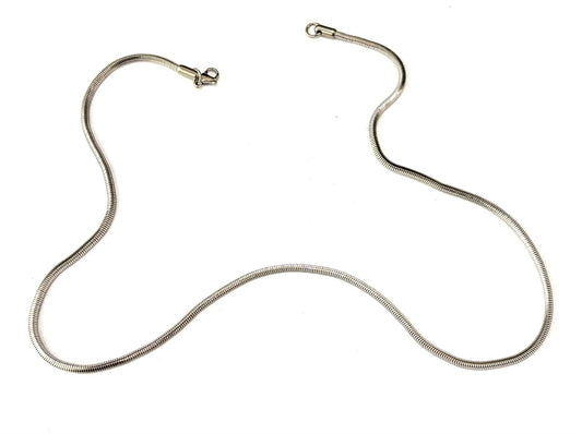 COLLANA SNAKE SQUADRATA ACCIAIO - GOLD - SILVER