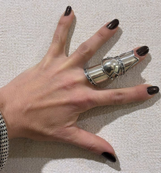 ANELLO ARMATURA E SEGMENTI ARGENTO 925