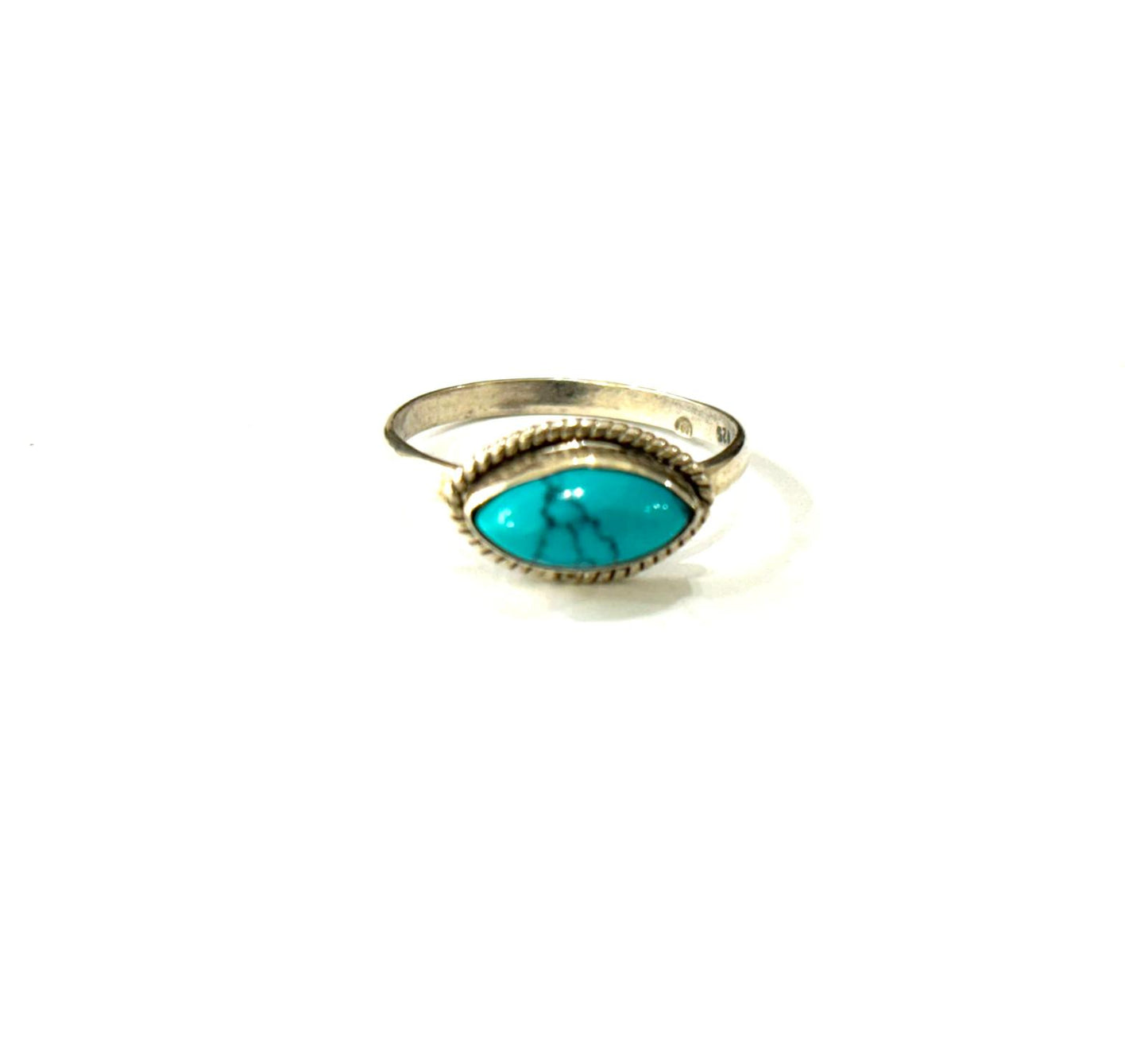 ANELLO AULITE TURCHESE ARGENTO 925
