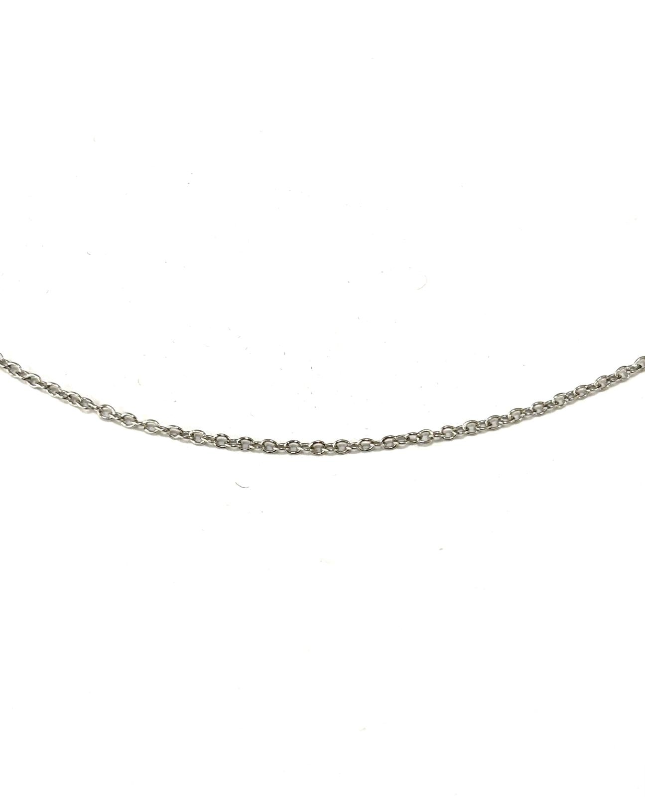 CATENINA FORZATINA LISCIA ACCIAIO 1,2x1,6MM FILO 0,3MM