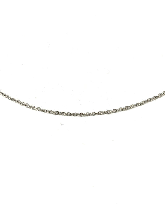 CATENINA FORZATINA LISCIA ACCIAIO 1,2x1,6MM FILO 0,3MM