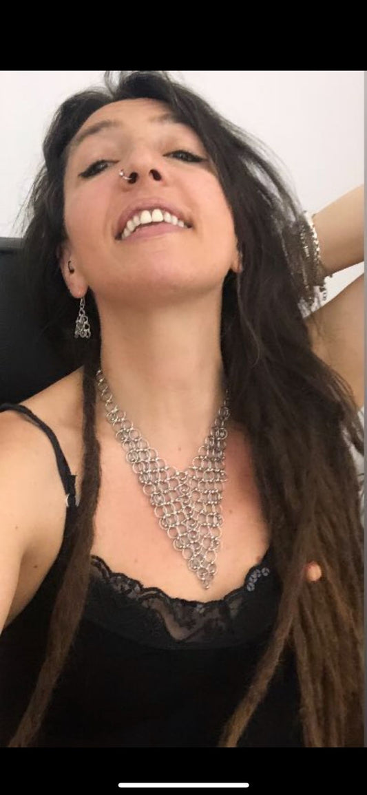 COLLANA CHAIN MAILLE ACCIAIO