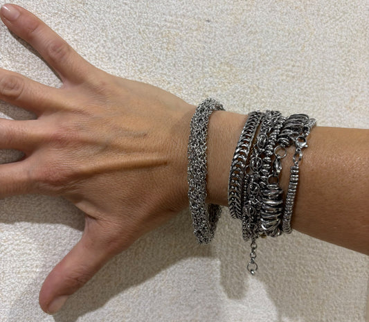 BRACCIALE NODUS MAGNA ACCIAIO