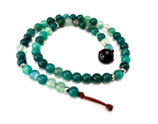 BRACCIALE TEKUBI - AGATA VERDE STRIATA