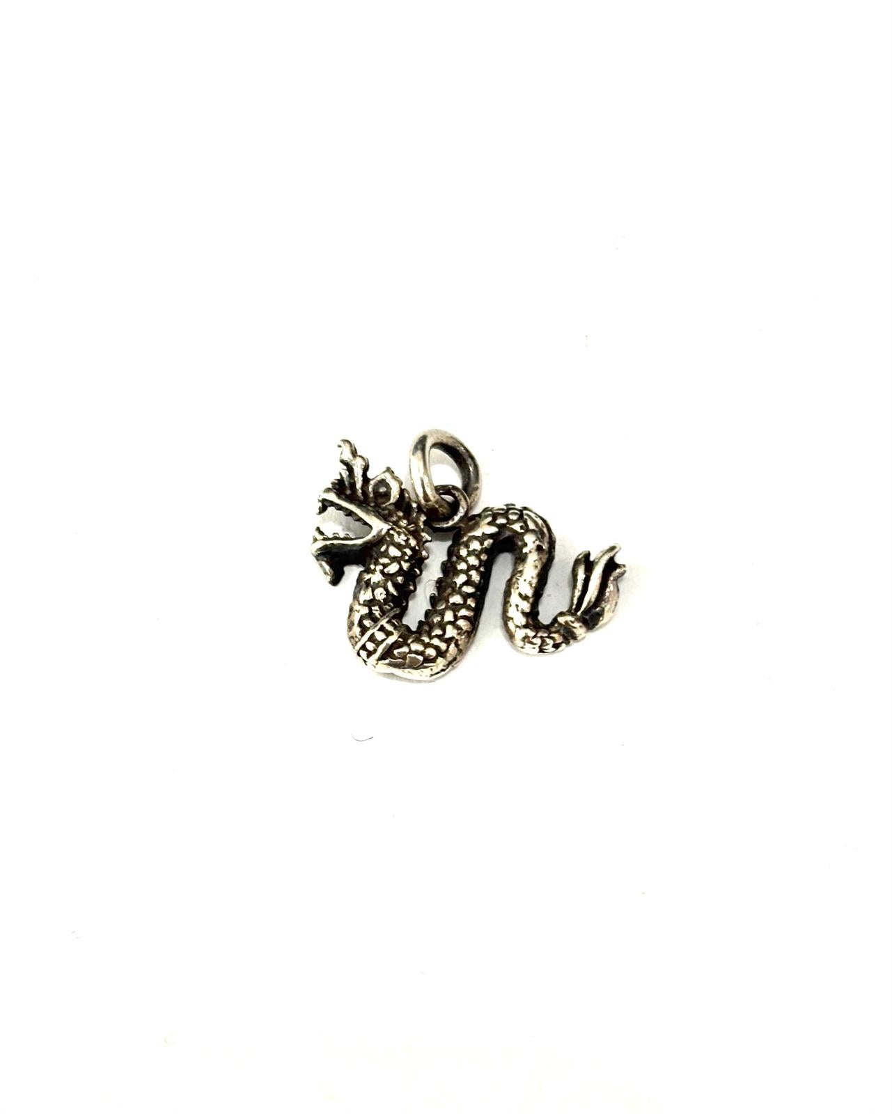 CIONDOLO DRAGO CINESE ARGENTO 925