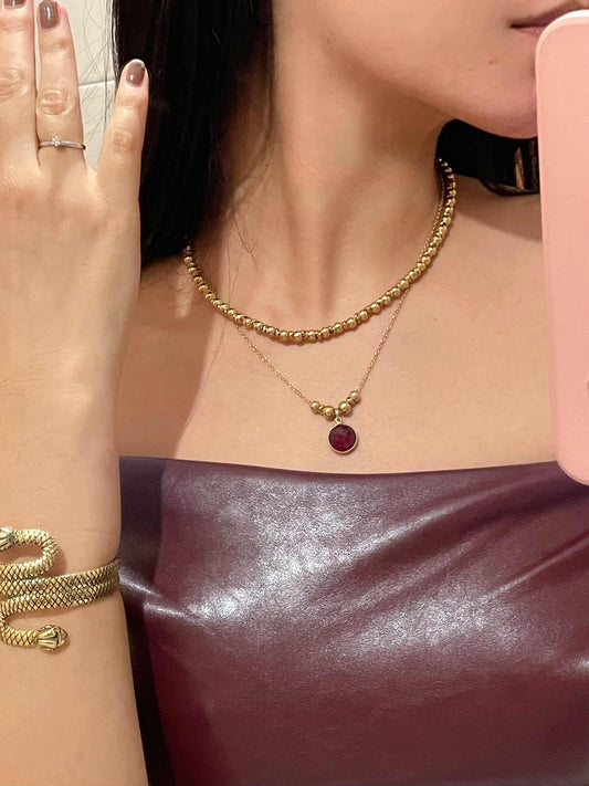 Collana Acciaio Noun - Bracciale Ottone