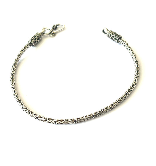 BRACCIALE SNAKE BIZANTINA - ARGENTO 925