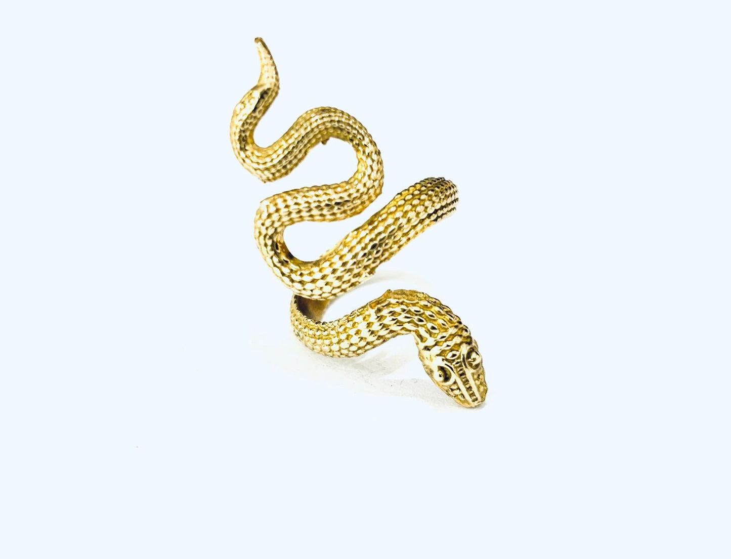 ANELLO SERPENTE REGOLABILE OTTONE